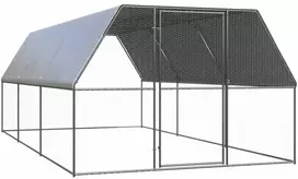 Lauko narvas viščiukams, 3x6x2m, galvanizuotas plienas