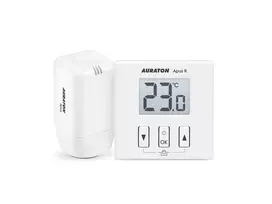 AURATON Apus SET (AURATON 200 RTA) belaidis termoreguliatorius su elektronine radiatoriaus vožtuvo galva (komplektas)