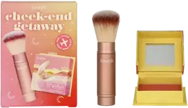 Benefit Cheek-End Getaway Set rinkinys (Shellie Blush skaistalai,6 g + Multitasking Cheek šepetėlis)