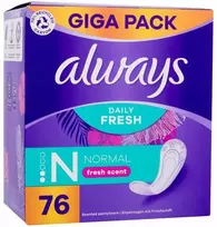 Always Įklotai kasdieniam gaivumui, normalus gaivus kvapas, 76 vnt.