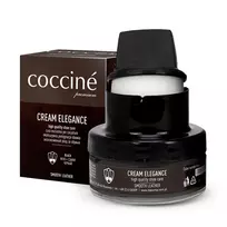 Coccine juodos spalvos avalynės tepalas su kempinėle Nr.02 Kreminis Elegance, 50 ml