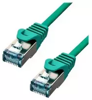 „ProXtend“ CAT6A S/FTP CU LSZH eterneto kabelis, žalias, 15 m, 15 m, Cat6a, S/FTP (S-STP), RJ-45, RJ-45, žalias