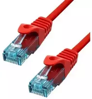 „ProXtend“ CAT6A U/UTP CU LSZH eterneto kabelis, raudonas, 15 m, 15 m, Cat6a, U/UTP (UTP), RJ-45, RJ-45, raudonas