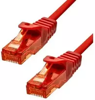 „ProXtend“ CAT6 U/UTP CU LSZH eterneto kabelis, raudonas, 5 m, 5 m, Cat6, U/UTP (UTP), RJ-45, RJ-45, raudonas