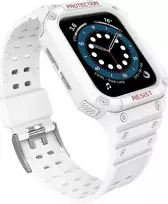 Išmaniojo laikrodžio Apple SE/7 silikoninis Hurtel dirželis, Baltos spalvos, 38/40/41 mm