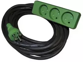 Blueelectric Kabelių rinkinys 25 m DK kištukas / prailginimo laidas 3G1.5