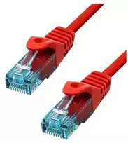 „ProXtend“ CAT6A U/UTP CU LSZH eterneto kabelis, raudonas, 1,5 m, 1,5 m, Cat6a, U/UTP (UTP), RJ-45, RJ-45, raudonas