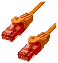 „ProXtend“ CAT6 U/UTP CU LSZH eterneto kabelis, oranžinis, 25 cm, 0,25 m, Cat6, U/UTP (UTP), RJ-45, RJ-45, oranžinis