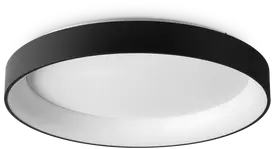 Lubinis šviestuvas Ideal Lux 62W LED paviršinis šviestuvas ZIGGY, juodas, 3000K, 321615