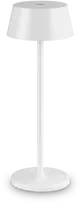 Ideal Lux 1,5W LED stalo šviestuvas PURE, baltas, 3000K, dimeriuojamas, IP54, 311685