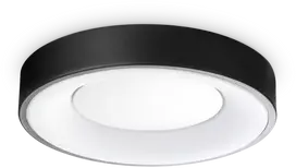 Lubinis šviestuvas Ideal Lux 15W LED paviršinis šviestuvas PLANET, juodas, 3000K, 328140