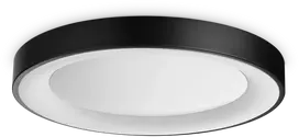Lubinis šviestuvas Ideal Lux 25W LED paviršinis šviestuvas PLANET, juodas, 3000K, 328157