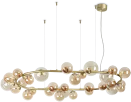 Ideal Lux Pakabinamas šviestuvas PERLAGE, G9, gintaro sp., 322780