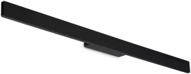 Ideal Lux 20W LED linijinis sieninis šviestuvas LINEA, juodas, 3000K, IP54, 313498