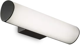 Sieninis šviestuvas Ideal Lux 9,5W LED sieninis fasado šviestuvas ETERE, juodas, 4000K, IP44, 322209
