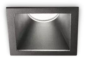 Ideal Lux 11W LED įleidžiamas šviestuvas GAME, juodas, 3000K, 327761