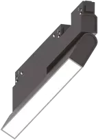 Pakabinamas šviestuvas Ideal Lux 7W LED linijinis šviestuvas į magnetines sistemas EGO, juodas, 4000K, 317960
