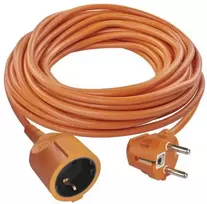 Emos Ilgiklis 1 lizdo 15m su įžeminimu, 3x1.5 mm² oranžinis