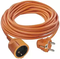 Emos Ilgiklis 1 lizdo 25m su įžeminimu, 3x1.5 mm² oranžinis