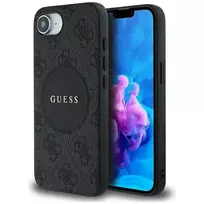 GUESS Case 4G Circle Classic Logo MagSafe for iPhone 16e black