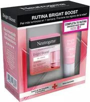 Neutrogena BRIGHT BOOST ROUTINE CREAM GEL & SERUM LOT 2 pcs