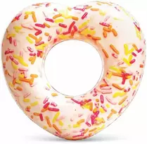Pripučiamas plaukimo ratas Donut Heart Intex 94x89x25cm