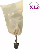Uždangalai augalams su virvutėmis, 12vnt., 0,8x1,2m, 70g/m²