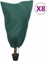 Uždangalai augalams su virvutėmis, 8vnt., 0,8x1,2m, 70g/m²