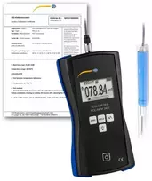 Elektromagnetinio lauko matuoklis PCE-MFM 2400+ICA su ISO kalibravimo sertifikatu