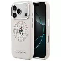 Karl Lagerfeld Point  AND  Choupette Sketch phone case with MagSafe support for iPhone 17 Pro Max in pink