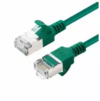 „Microconnect V-FTP6A005G-SLIM“, 0,5 m, Cat6a, U/FTP (STP), RJ-45, RJ-45, žalias