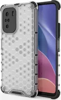 Hurtel Honeycomb dėklas skirtas Xiaomi Redmi K40 Pro+ / K40 Pro / K40 / Poco F3, skaidrus