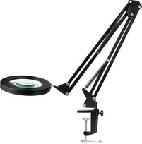 Activeshop Kosmetologinė LED lempa su lupa GLOW 308 7D 10W Juodas