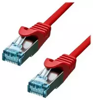 „ProXtend“ CAT6A S/FTP CU LSZH eterneto kabelis, raudonas, 75 cm, 0,75 m, Cat6a, S/FTP (S-STP), RJ-45, RJ-45, raudonas