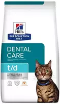 Sausas Kačių Maistas - HILL'S PRESCRIPTION DIET Feline t/d 1.5 Kg