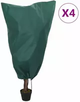 Uždangalai augalams su virvutėmis, 4vnt., 0,8x1m, 70g/m²