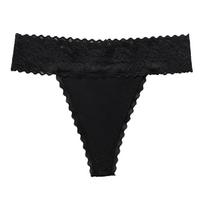 Lace Pants Women'S Thong Sexy No Trace Girl Panties Low Rise Cotton Crotch Sports Fitness Pants S