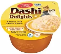 Kačių Skanėstai - INABA Dashi Delights, Vištiena Su Sūriu 70g