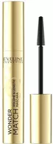 Eveline Cosmetics Wonder Match Volume & Length Blakstienų tušas Juodas, 7 ml