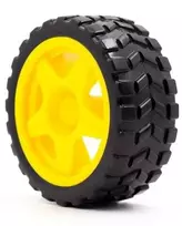 Oem Ratas 68x26mm - skirtas robotams ir 'pasidaryk pats' transporto priemonėms - su B tipo protektoriumi