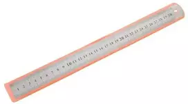 Oem Metalinė liniuotė 30 cm - 12 colių - 0.35 mm - dvipusė - tiksli