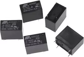 Oem SONGLE SRSB-12VDC-SL-A maitinimo relė 5A - 5V - 4PIN - kontaktai 250VAC