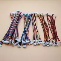 Oem Mikro JST lizdas su 200 mm laidu - du lizdai - 4 PIN žingsnis 1.25 - MCX - moteriškas