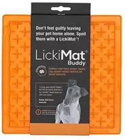 LickiMat Buddy laižymo kilimėlis, oranžinis