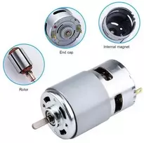 Oem Šepetinis variklis 775 - su nupjauta ašimi - DC 12V