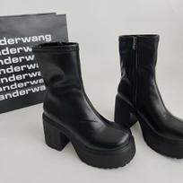 Aukštos Kokybės Platforminiai Aulinukai Seksualūs Moteriški Odiniai Goth Batai Dizainerio Aukštakulniai Rudens Tendencija Prabangūs Juodi Botas Mujer 35