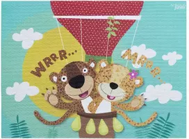 PVC/PS Mimi ir Alex stalo kilimėlis 30 x 40 cm balionas AMBITION JUNIOR