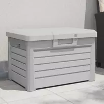 Lauko dėžė pagalvėlėms, pilka, 73x50,5x46,5cm, PP