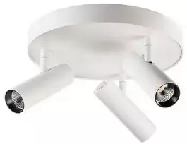 Sieninis šviestuvas Sg Armaturen Sieninis/lubinis šviestuvas Tube Micro Trio LED 18W, Dimtowarm, 960 liumenų, baltas