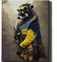 Meškėno karys 40*50 cm